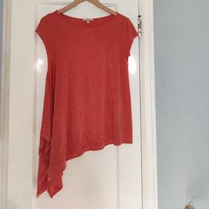 Bordeaux Asymmetrical Flowing Top